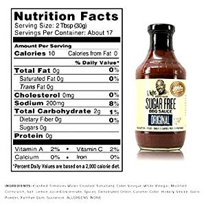 2 tbsp (30 g) Zero Sugar BBQ Sauce