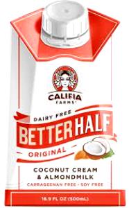2 tbsp (30 ml) Dairy Free Better Half Original Coconut Cream & Almond Milk