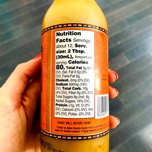 2 tbsp (30 ml) Spicy Asian Vinaigrette