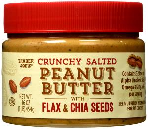 2 tbsp (32 g) Crunchy Salted Peanut Butter with Flax & Chia Seeds