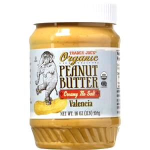2 tbsp (32 g) Organic Peanut Butter Crunchy No Salt Valencia