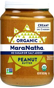 2 tbsp (32 g) Organic Peanut Butter No Salt Added