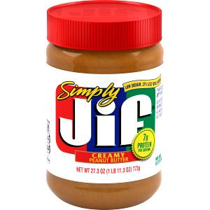 2 tbsp (33 g) Simply Jif Creamy Peanut Butter