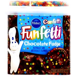 2 tbsp (37 g) Funfetti Chocolate Fudge Frosting