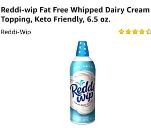 2 tbsp (5 g) Fat Free Dairy Whipped Topping