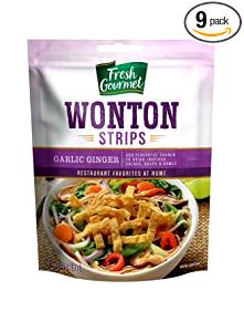 2 tbsp (7 g) Garlic Ginger Wonton Strips