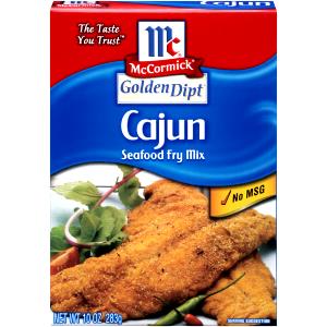 2 tbsp Cajun Style Seasoned Seafood Fry Mix