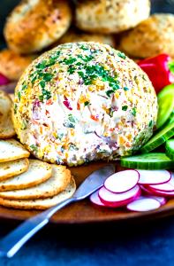 2 Tbsp Cheese Ball, Garden Vegetable