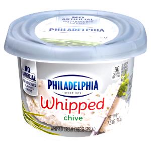 2 Tbsp Cream Cheese, Chives, Whipped