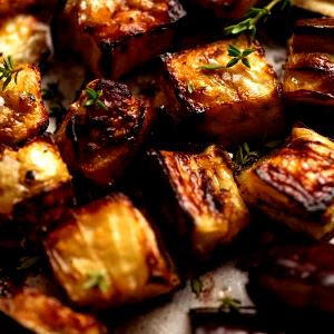 2 Tbsp Eggplant Plup, Peeled, Roasted