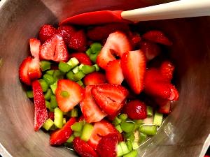 2 Tbsp Fruit Topping, Strawberry-Rhubarb