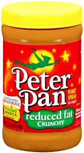 2 Tbsp Peanut Butter, Crunchy, Reduced Fat