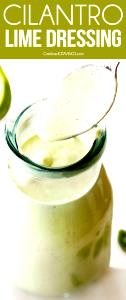 2 Tbsp Salad Dressing, Creamy Lime Cilantro