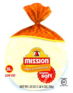2 tortillas (28 g) White Corn Tortillas