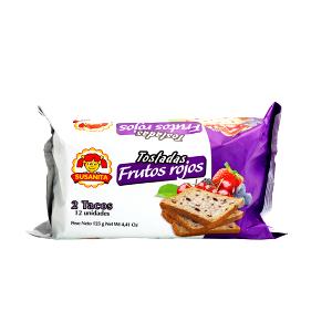 2 tostadas (32 g) Tostadas Frutos Rojos