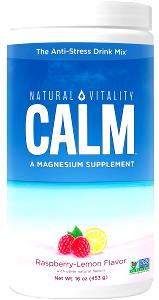 2 tsp (4 g) Natural Calm Raspberry Lemon Magnesium Supplement