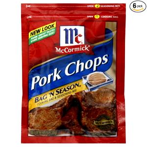 2 tsp (5 g) Pork Chops Bag
