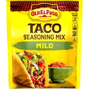 2 tsp dry mix (6 g) Mild Taco Seasoning Mix