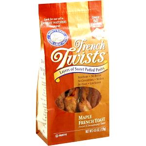 2 twists (15 g) Pastry Twists - Maple French Toast