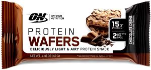 2 wafer bars (38 g) Chocolate Peanut Butter Protein Wafers
