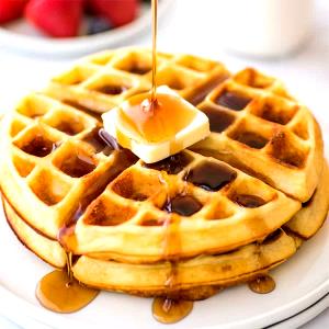 2 waffles & 1 topping packet Drizzlers