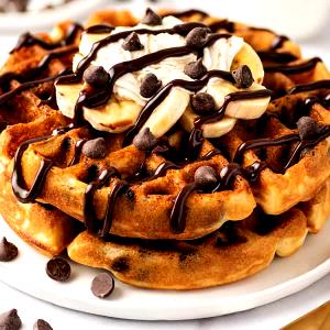 2 waffles (70 g) Chocolate Chip Waffle