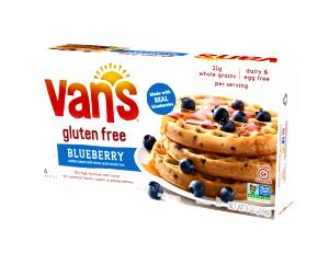 2 waffles (70 g) Gluten Free Blueberry Waffles