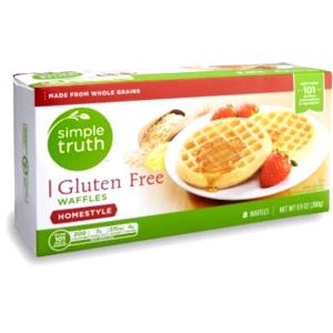 2 waffles (70 g) Gluten Free Homestyle Waffles