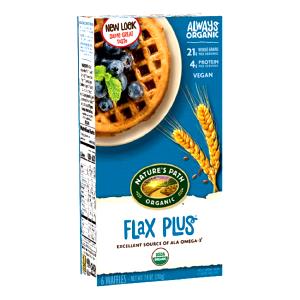 2 waffles (70 g) Organics Flax Waffles