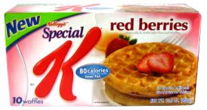 2 waffles (70 g) Special K Waffles Red Berries