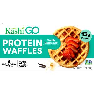 2 waffles (76 g) Buttermilk & Vanilla Protein Waffles