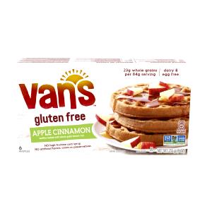 2 waffles (85 g) Gluten Free Apple Cinnamon Waffles