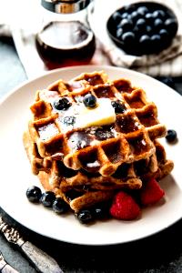 2 waffles Whole Wheat Waffles
