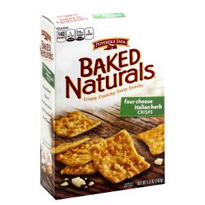20 Pieces Baked Naturals, Cheese Crisps, Four Cheese Italian Herb