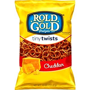 20 pretzels (1 oz) Cheddar Cheese Tiny Twists Pretzels