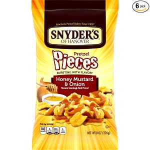 20 pretzels (1 oz) Honey Mustard Pretzels