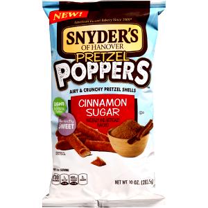20 pretzels (30 g) Pretzel Poppers Cinnamon Sugar