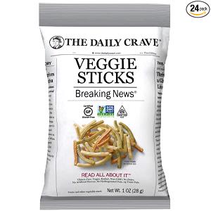 20 sticks (1 oz) Natural Vegetable Sticks