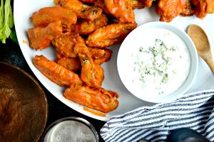 20 wings Traditional Wings-Large-Spicy Garlic