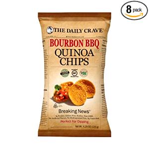 21 chips (28 g) Bourbon BBQ Quinoa Chips