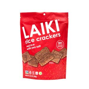 21 crackers (28 g) Red Rice Crackers with Sea Salt
