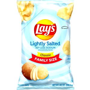 22 chips (1 oz) Wavy Lightly Salted Potato Chips