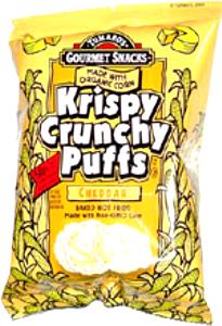 22 Chips Krispy Crunchy Puffs, Cheddar