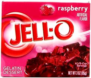 22 Grams Gelatin Dessert, Raspberry