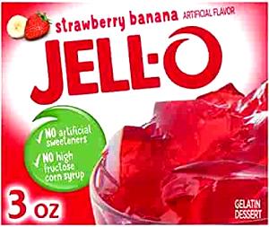 22 Grams Gelatin Dessert, Strawberry Banana