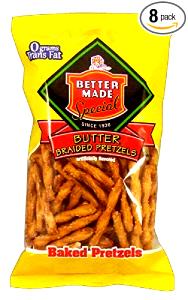 22 pieces (1 oz) Butter Braids Pretzels