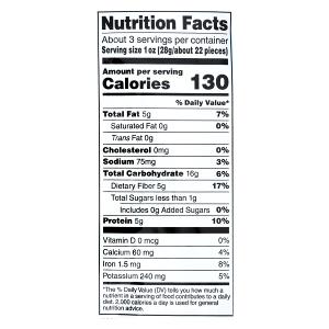 22 pieces (28 g) Snapea Crisps Lightly Salted
