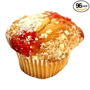 2.25 oz (64 g) Strawberry Shortcake Muffin