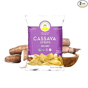 23 chips (1 oz) Cassava Chips Sea Salt Mist