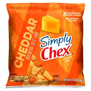 23 Grams Chex Snack, Cheddar, 100 Calorie